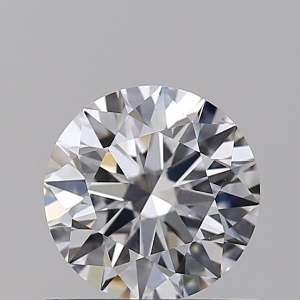 0.75 Carat, Natural White, Round Diamond ~ D Colour, VS2 Clarity