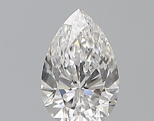 0.7 Carat, Natural White, Pear Diamond ~ E Colour, VS1 Clarity