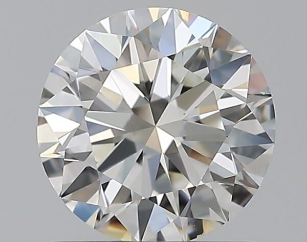 0.9 Carat, Natural White, Round Diamond ~ I Colour, VS1 Clarity