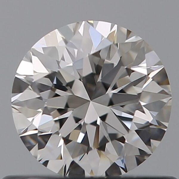 0.5 Carat, Natural White, Round Diamond ~ F Colour, VS1 Clarity