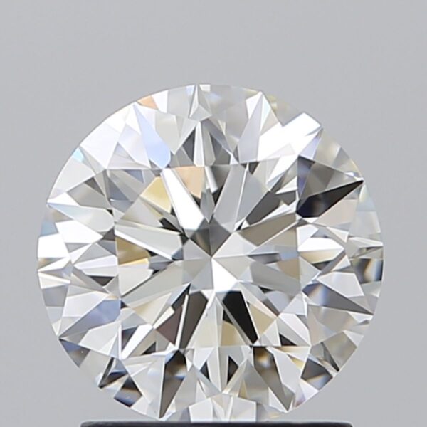 1.7 Carat, Natural White, Round Diamond ~ H Colour, IF Clarity