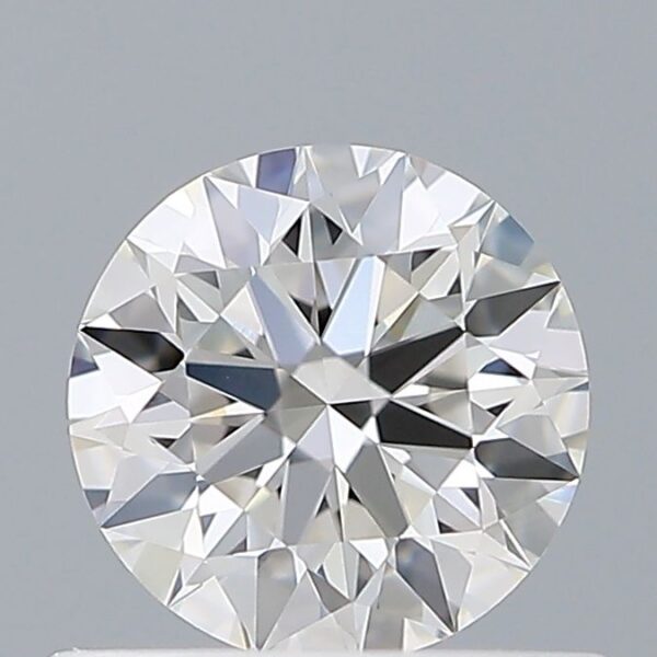 0.52 Carat, Natural White, Round Diamond ~ F Colour, IF Clarity