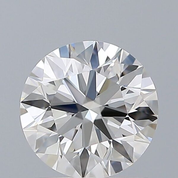 0.9 Carat, Natural White, Round Diamond ~ F Colour, VVS1 Clarity