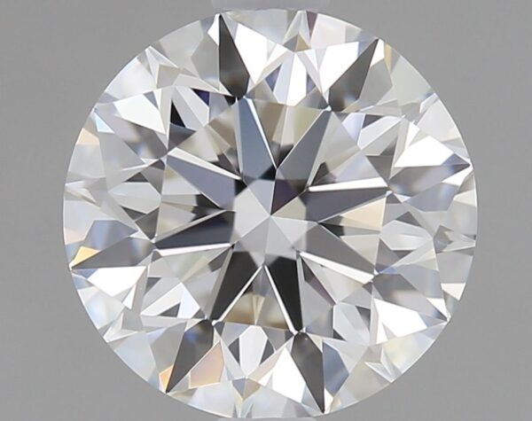 1.09 Carat, Natural White, Round Diamond ~ F Colour, VVS1 Clarity