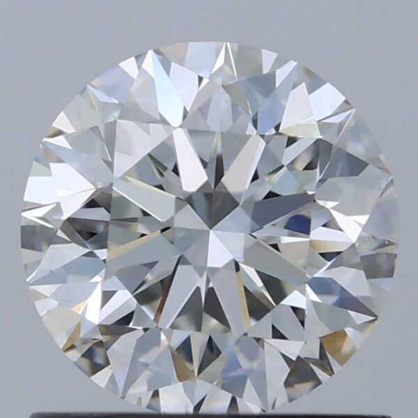 0.9 Carat, Natural White, Round Diamond ~ H Colour, SI1 Clarity