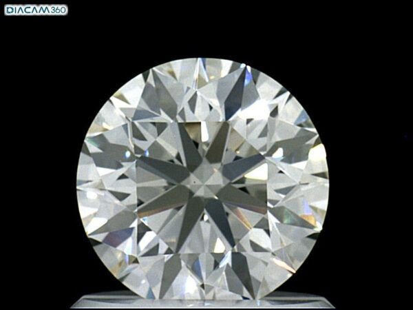 0.95 Carat, Natural White, Round Diamond ~ J Colour, VVS2 Clarity