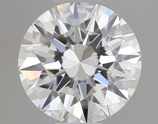 0.52 Carat, Natural White, Round Diamond ~ F Colour, VS2 Clarity