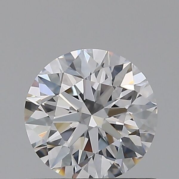 0.65 Carat, Natural White, Round Diamond ~ D Colour, VVS1 Clarity