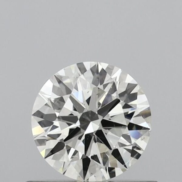 0.55 Carat, Natural White, Round Diamond ~ J Colour, SI1 Clarity