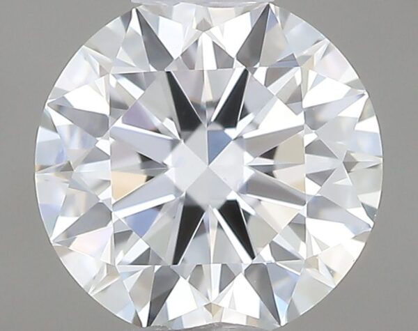 0.51 Carat, Natural White, Round Diamond ~ F Colour, VVS1 Clarity