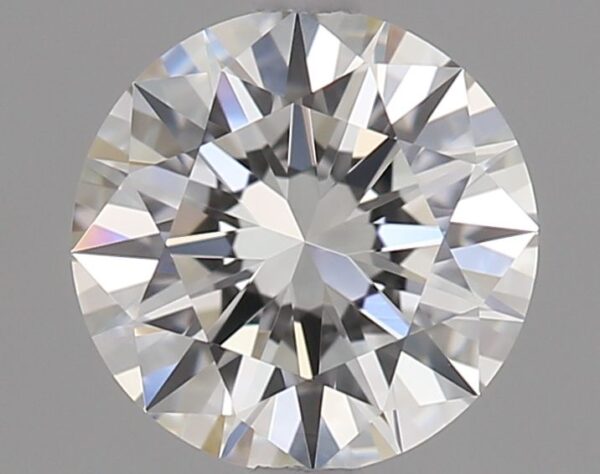 0.57 Carat, Natural White, Round Diamond ~ G Colour, VVS2 Clarity