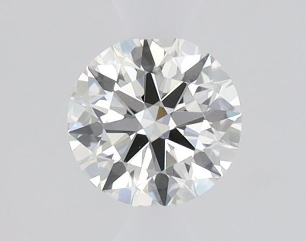 0.56 Carat, Natural White, Round Diamond ~ J Colour, VS2 Clarity