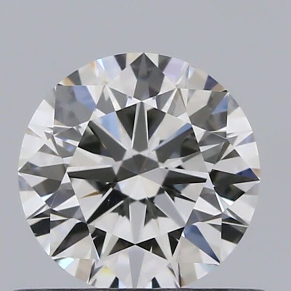 0.56 Carat, Natural White, Round Diamond ~ H Colour, VS1 Clarity