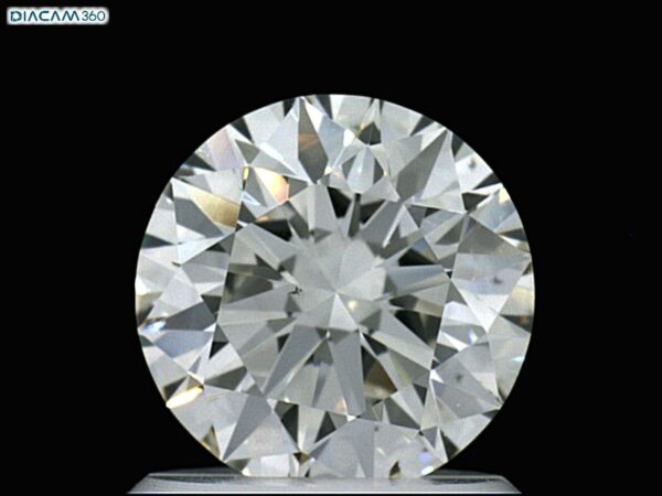 1.08 Carat, Natural White, Round Diamond ~ H Colour, VS2 Clarity