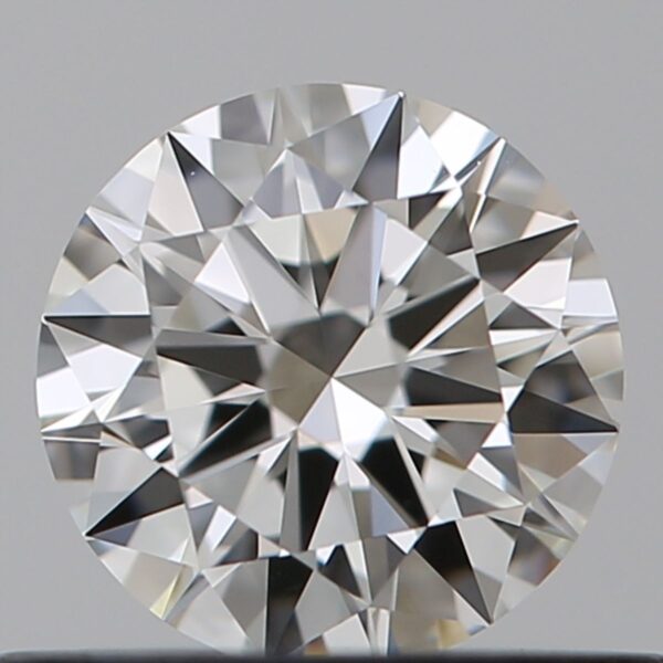 0.5 Carat, Natural White, Round Diamond ~ H Colour, IF Clarity