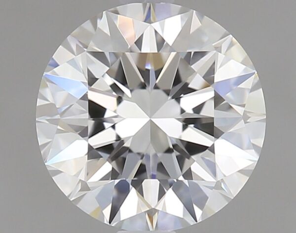 1.08 Carat, Natural White, Round Diamond ~ F Colour, VVS2 Clarity