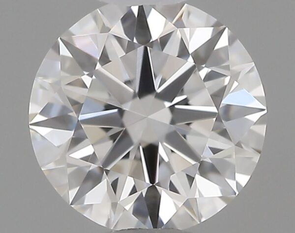 0.5 Carat, Natural White, Round Diamond ~ F Colour, VVS1 Clarity