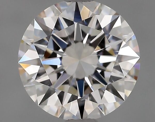 1.23 Carat, Natural White, Round Diamond ~ D Colour, VVS2 Clarity