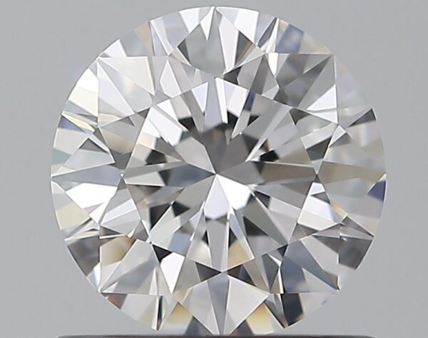 0.83 Carat, Natural White, Round Diamond ~ D Colour, IF Clarity