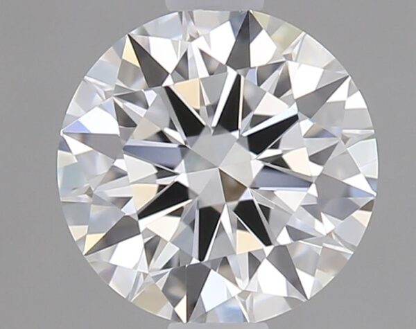 0.5 Carat, Natural White, Round Diamond ~ F Colour, IF Clarity