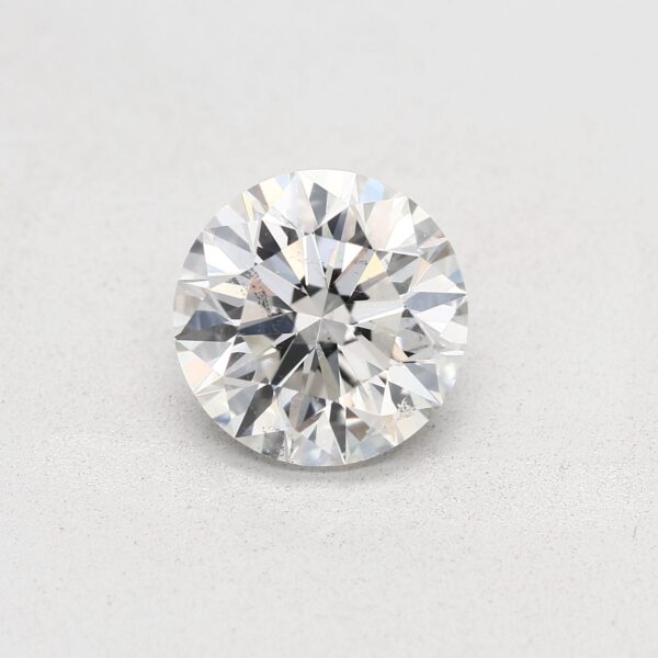 2.01 Carat, Natural White, Round Diamond ~ I Colour, SI1 Clarity