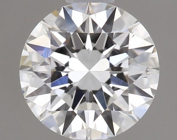 0.5 Carat, Natural White, Round Diamond ~ E Colour, VVS2 Clarity