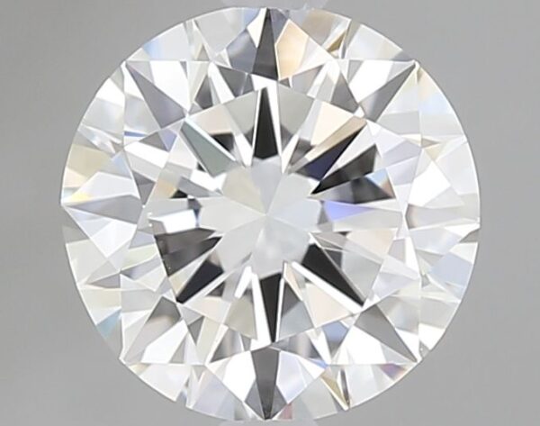 0.94 Carat, Natural White, Round Diamond ~ F Colour, VVS2 Clarity