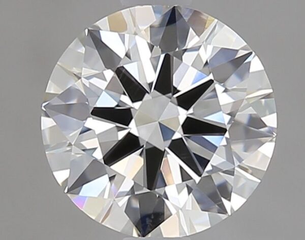 1.03 Carat, Natural White, Round Diamond ~ H Colour, VS2 Clarity