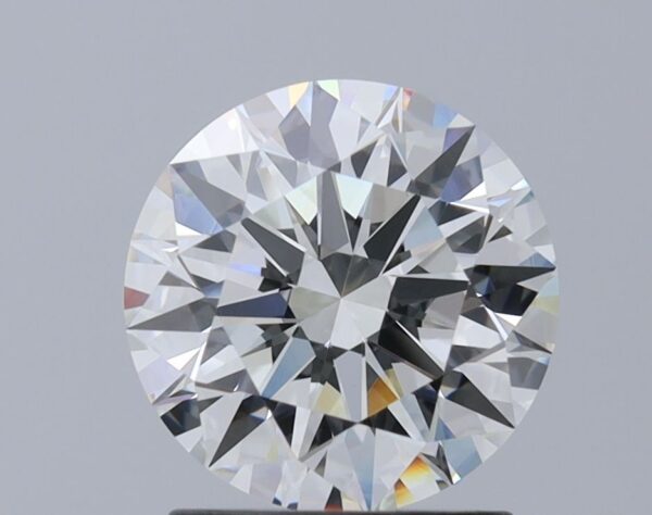 1.56 Carat, Natural White, Round Diamond ~ H Colour, VVS2 Clarity