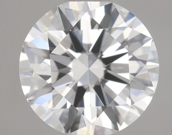 0.6 Carat, Natural White, Round Diamond ~ F Colour, VVS1 Clarity