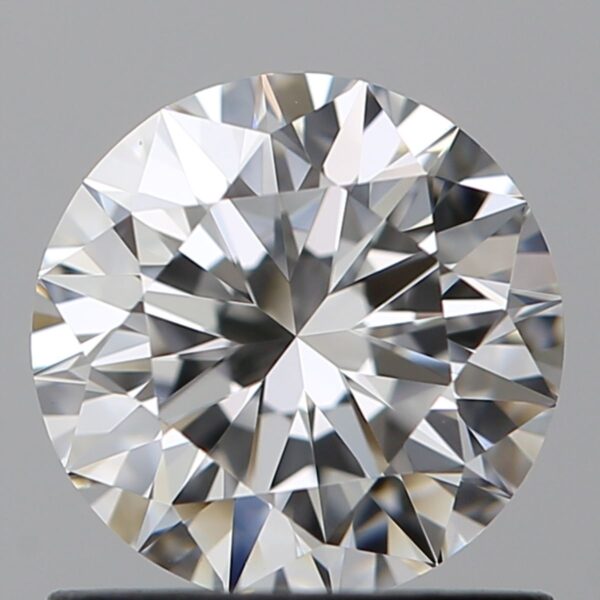 0.96 Carat, Natural White, Round Diamond ~ F Colour, IF Clarity