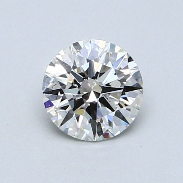 0.72 Carat, Natural White, Round Diamond ~ G Colour, SI1 Clarity