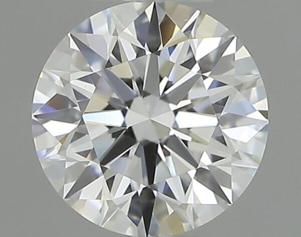 0.53 Carat, Natural White, Round Diamond ~ H Colour, VS2 Clarity