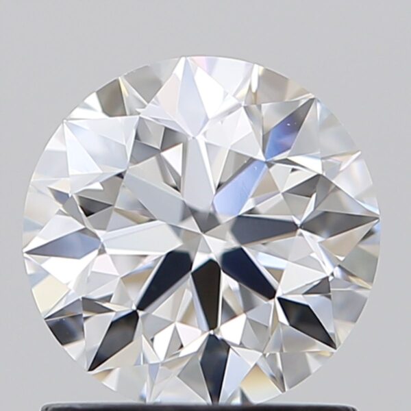 1.2 Carat, Natural White, Round Diamond ~ D Colour, VVS2 Clarity