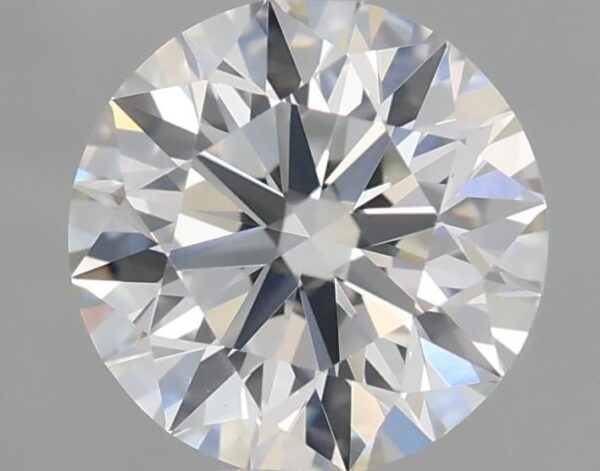 0.78 Carat, Natural White, Round Diamond ~ J Colour, VVS1 Clarity