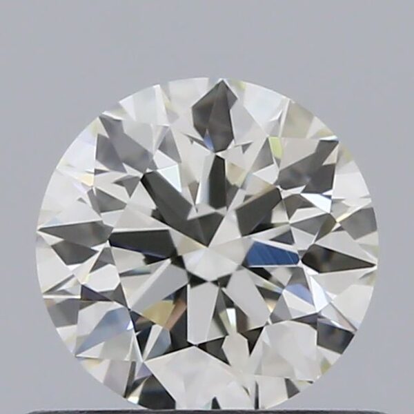 0.55 Carat, Natural White, Round Diamond ~ J Colour, VVS2 Clarity