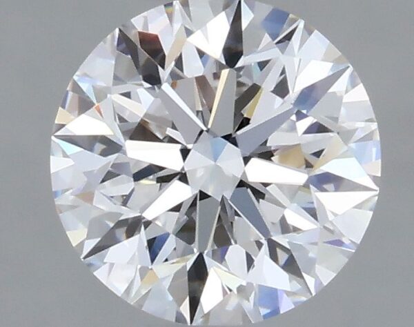 0.71 Carat, Natural White, Round Diamond ~ D Colour, VVS2 Clarity