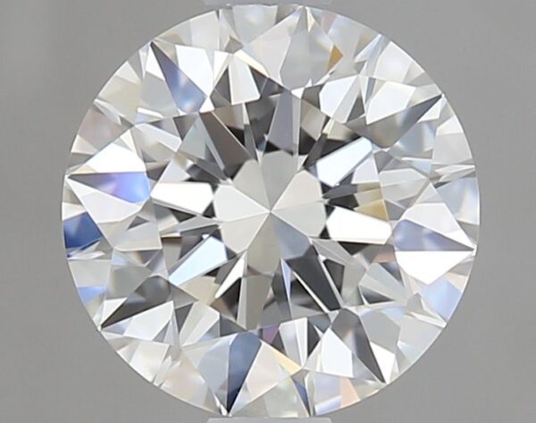 1.07 Carat, Natural White, Round Diamond ~ F Colour, VVS1 Clarity