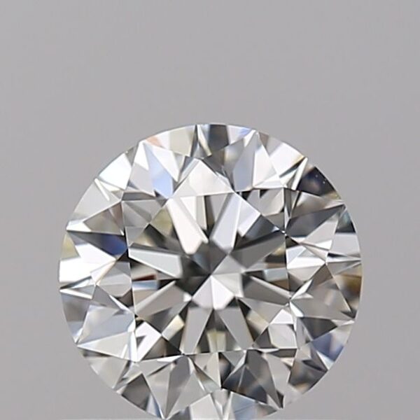 0.7 Carat, Natural White, Round Diamond ~ I Colour, VVS2 Clarity