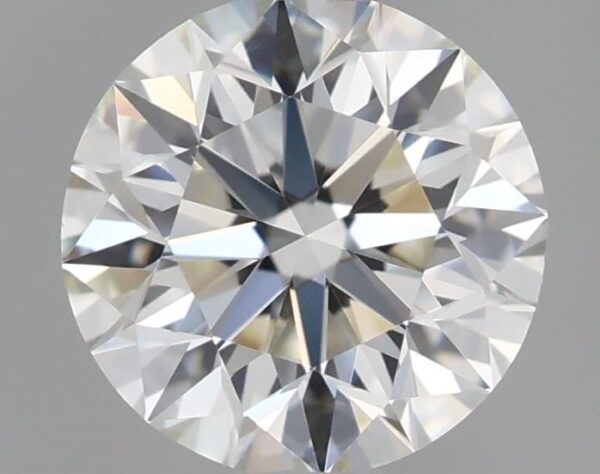 0.6 Carat, Natural White, Round Diamond ~ J Colour, VVS2 Clarity