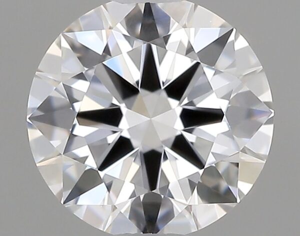 0.6 Carat, Natural White, Round Diamond ~ E Colour, VVS2 Clarity