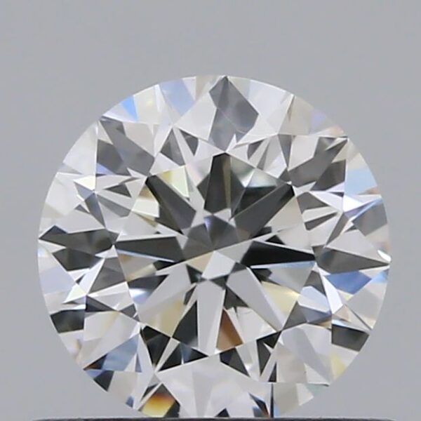 0.58 Carat, Natural White, Round Diamond ~ D Colour, VS1 Clarity