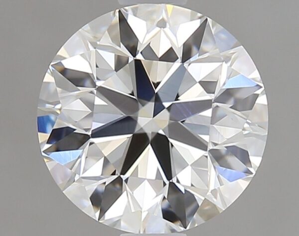 1.3 Carat, Natural White, Round Diamond ~ F Colour, VVS1 Clarity