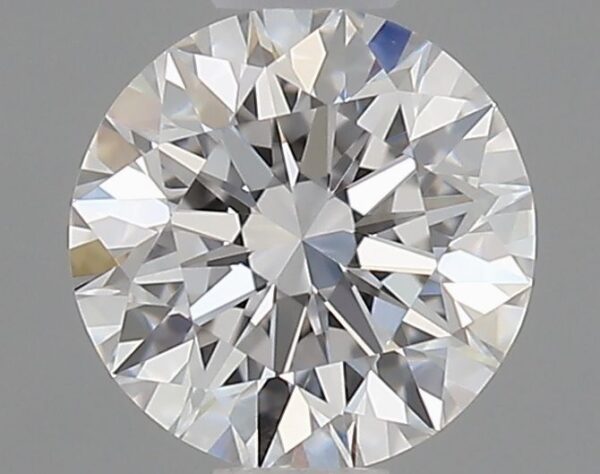 0.51 Carat, Natural White, Round Diamond ~ D Colour, VVS2 Clarity