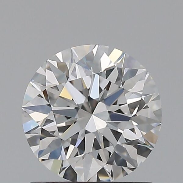 0.9 Carat, Natural White, Round Diamond ~ E Colour, VVS1 Clarity