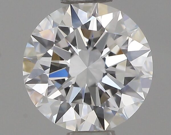 0.7 Carat, Natural White, Round Diamond ~ E Colour, VVS1 Clarity