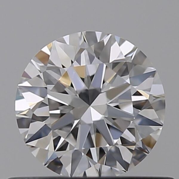 0.56 Carat, Natural White, Round Diamond ~ D Colour, IF Clarity