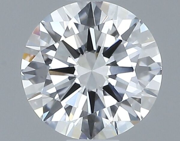 0.61 Carat, Natural White, Round Diamond ~ E Colour, VVS1 Clarity