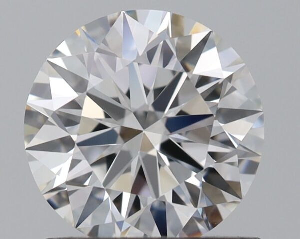 0.95 Carat, Natural White, Round Diamond ~ F Colour, VVS2 Clarity