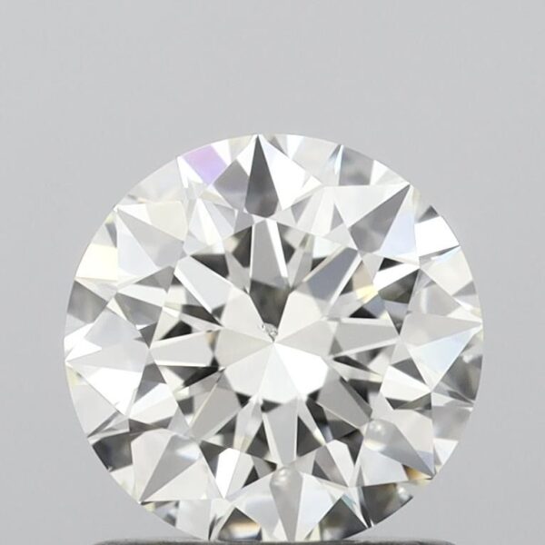 0.9 Carat, Natural White, Round Diamond ~ J Colour, SI1 Clarity